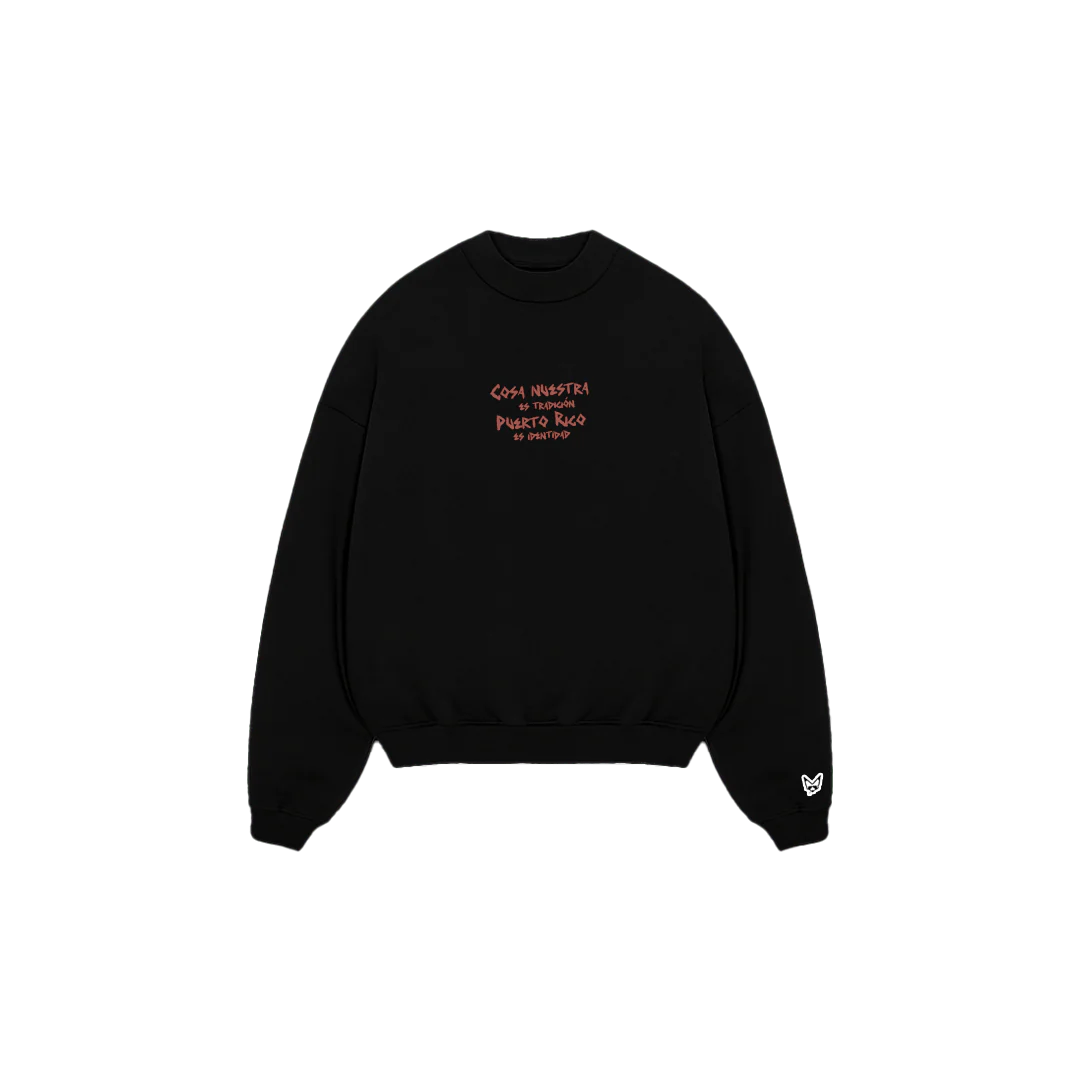 Tradicion es Identidad Crewneck Black